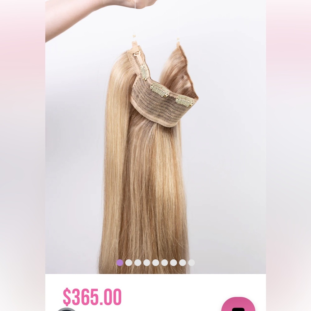 Luxurious Golden Blonde Hair Extensions